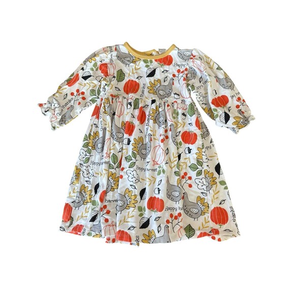 Tesa Babe Thanksgiving Holiday Bamboo Cotton Dress 3T NWOT - Picture 1 of 3